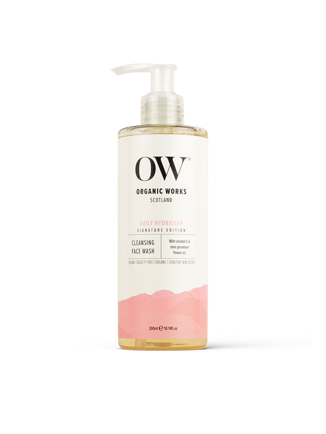ORGANIC WORKS Cleansing Face Wash with Vitamin E & Rose Geranium Flower Oil - 300 ml, White
ORGANIC WORKS Cleansing Face Wash with Vitamin E & Rose Geranium Flower Oil - 300 ml, White