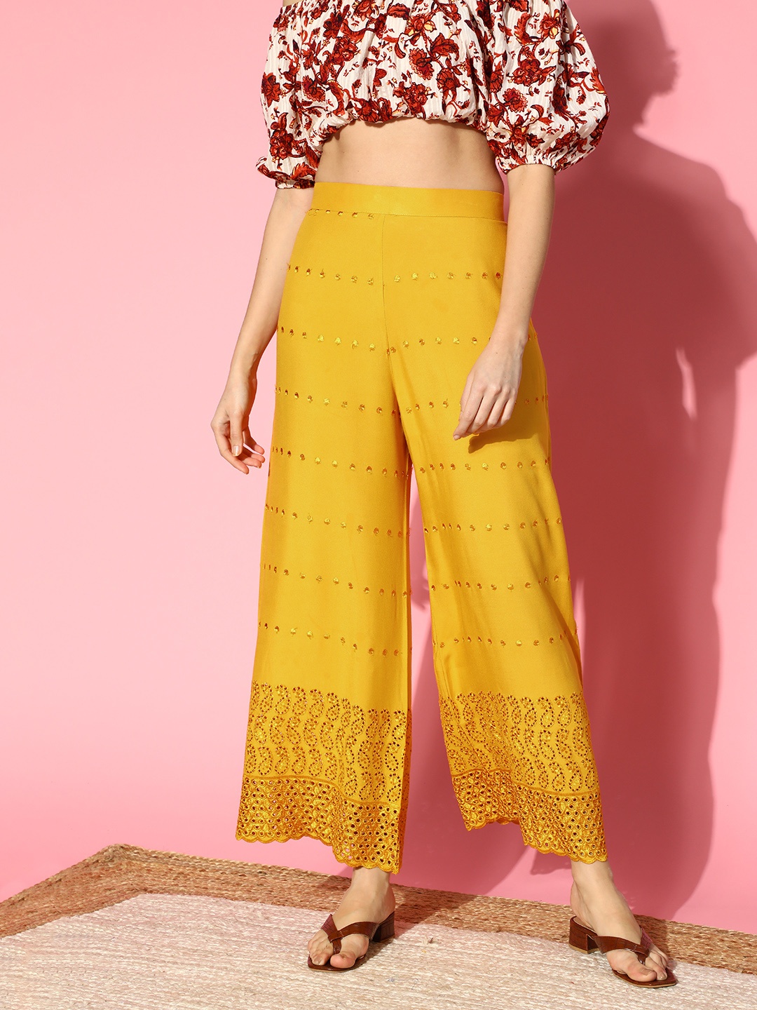 ZOLA Women Stylish Mustard Paisley Elevated Breathable & Lightweight Bottom Palazzos
ZOLA Women Stylish Mustard Paisley Elevated Breathable & Lightweight Bottom Palazzos