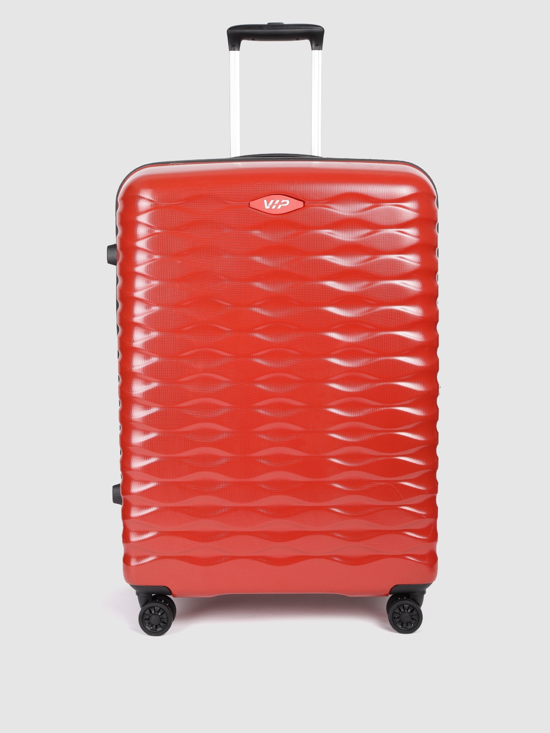 VIP FOXTROT STROLLY Textured Hard 4 Wheels 360-Degree Rotation Large Trolley Bag, Red
VIP FOXTROT STROLLY Textured Hard 4 Wheels 360-Degree Rotation Large Trolley Bag, Red