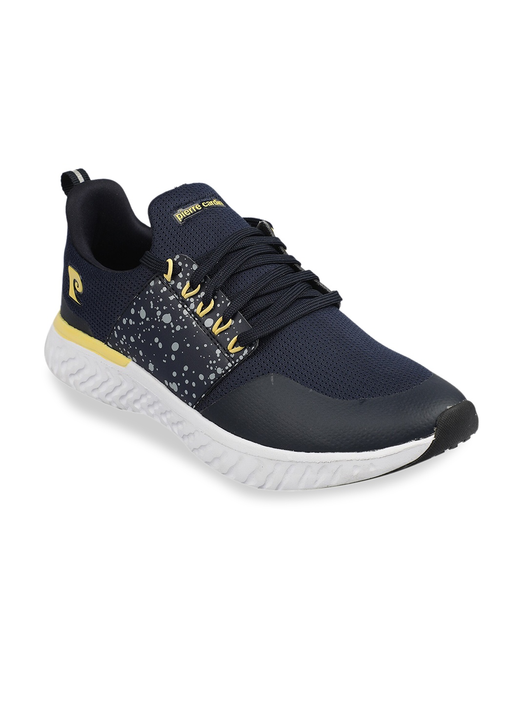 pierre cardin Men Navy Blue Mesh Running Shoes