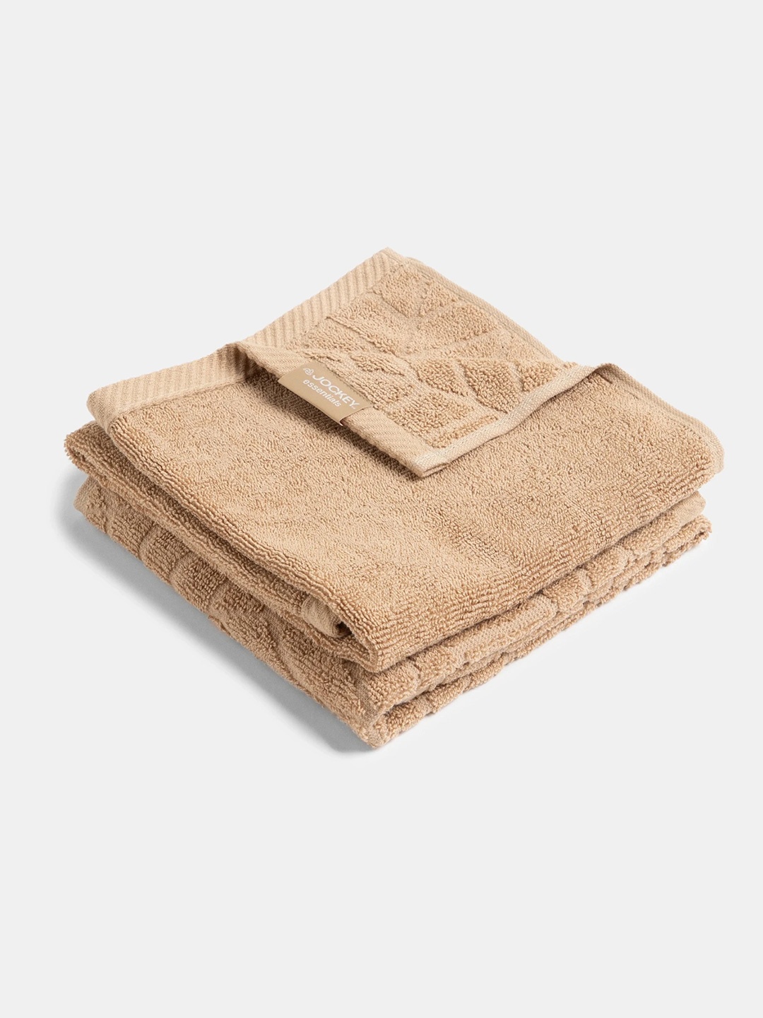 Jockey Pack Of 2 Cotton Terry Ultrasoft and Durable Patterned Hand Towel-T202, Camel brown
Jockey Pack Of 2 Cotton Terry Ultrasoft and Durable Patterned Hand Towel-T202, Camel brown