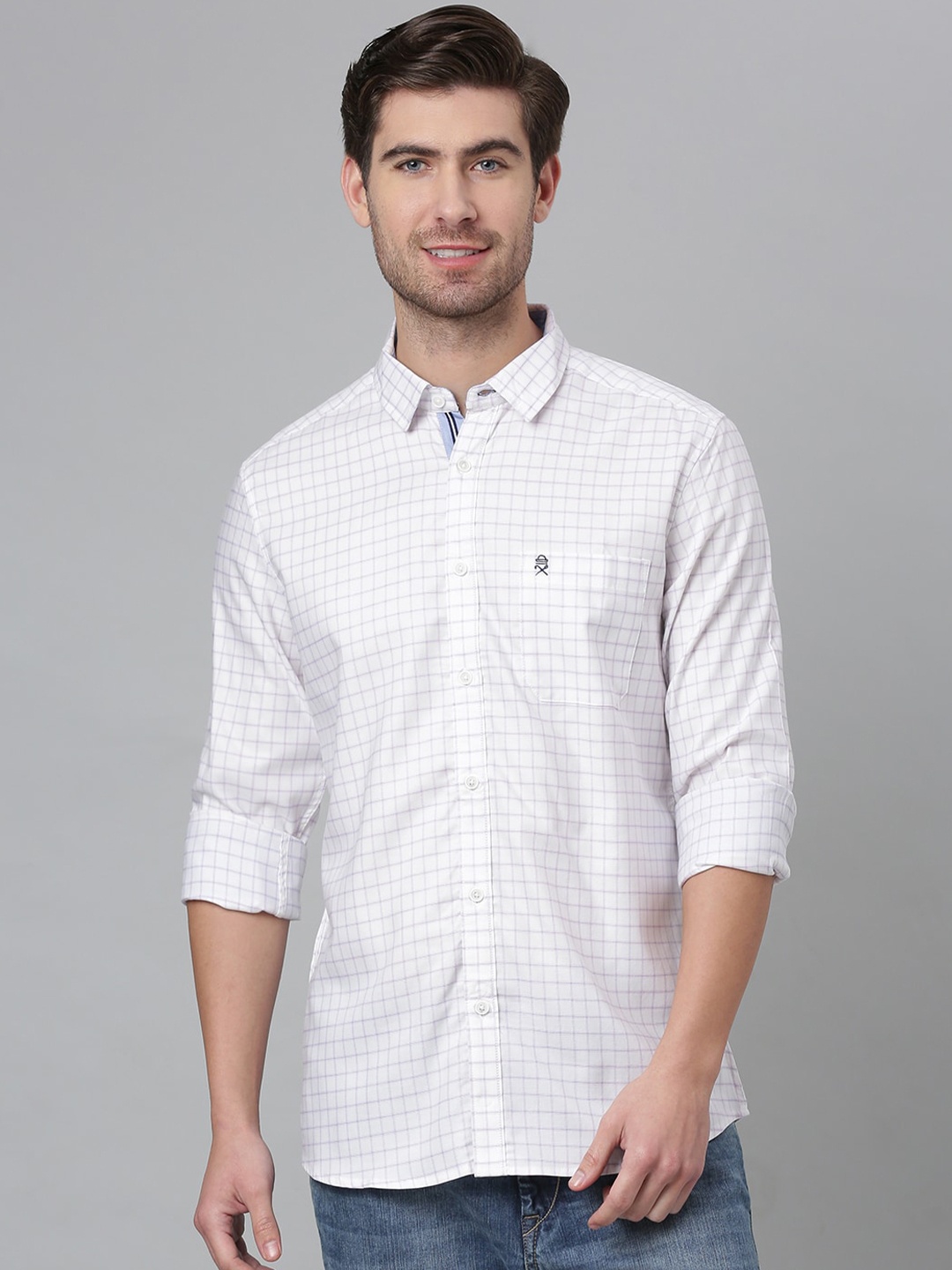 Thomas Scott Men White Relaxed Grid Tattersall Checks Checked Casual Sustainable Shirt
Thomas Scott Men White Relaxed Grid Tattersall Checks Checked Casual Sustainable Shirt