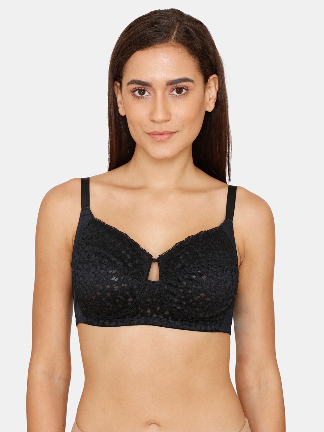 Zivame Black Lace Bra
