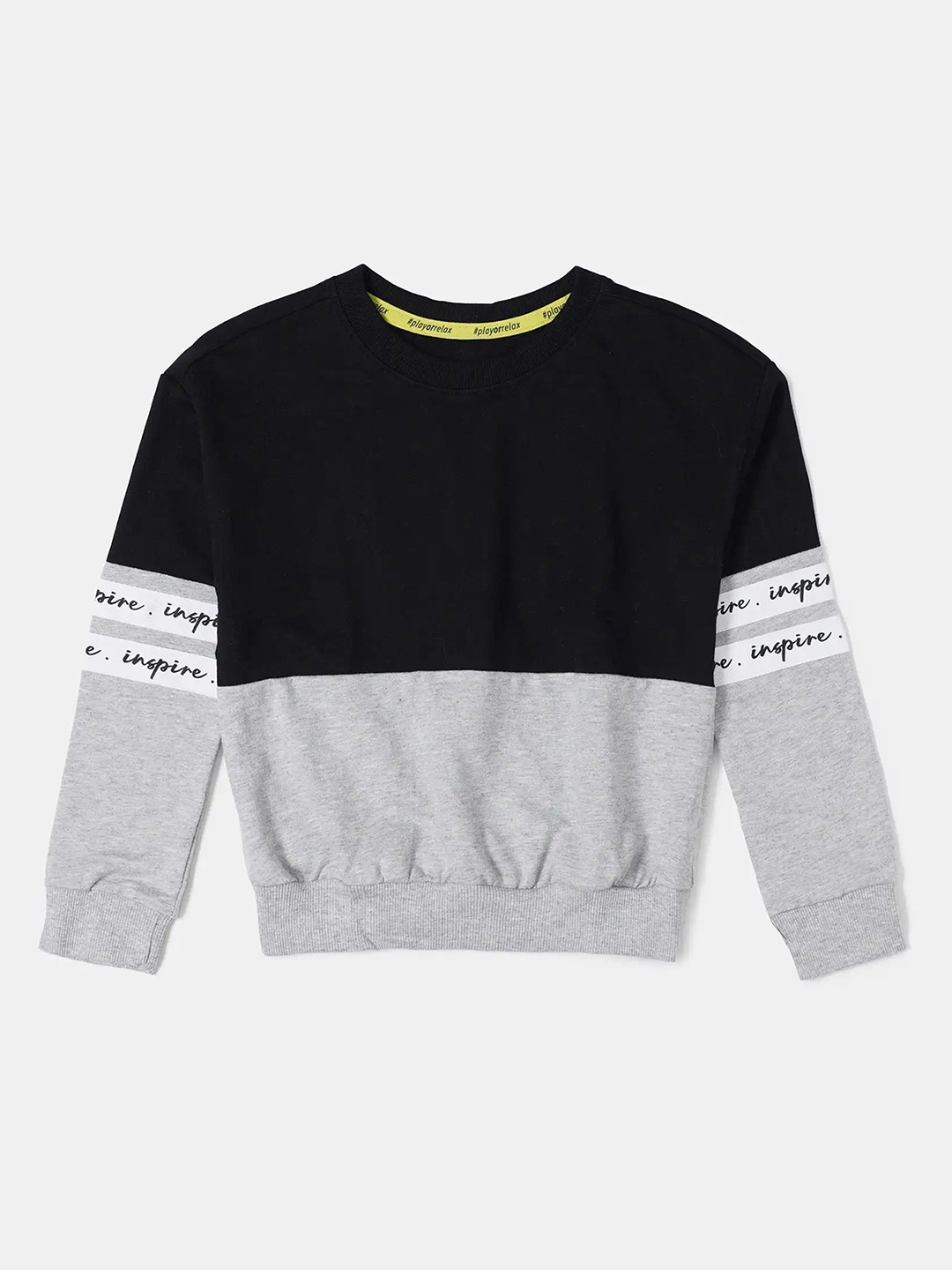 Jockey Girls Super Combed Cotton Relaxed Fit Round Neck Full Sleeve Sweatshirt-AG66, Black
Jockey Girls Super Combed Cotton Relaxed Fit Round Neck Full Sleeve Sweatshirt-AG66, Black