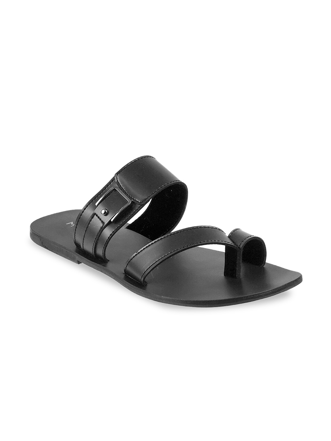 Mochi Men Black Comfort Sandals