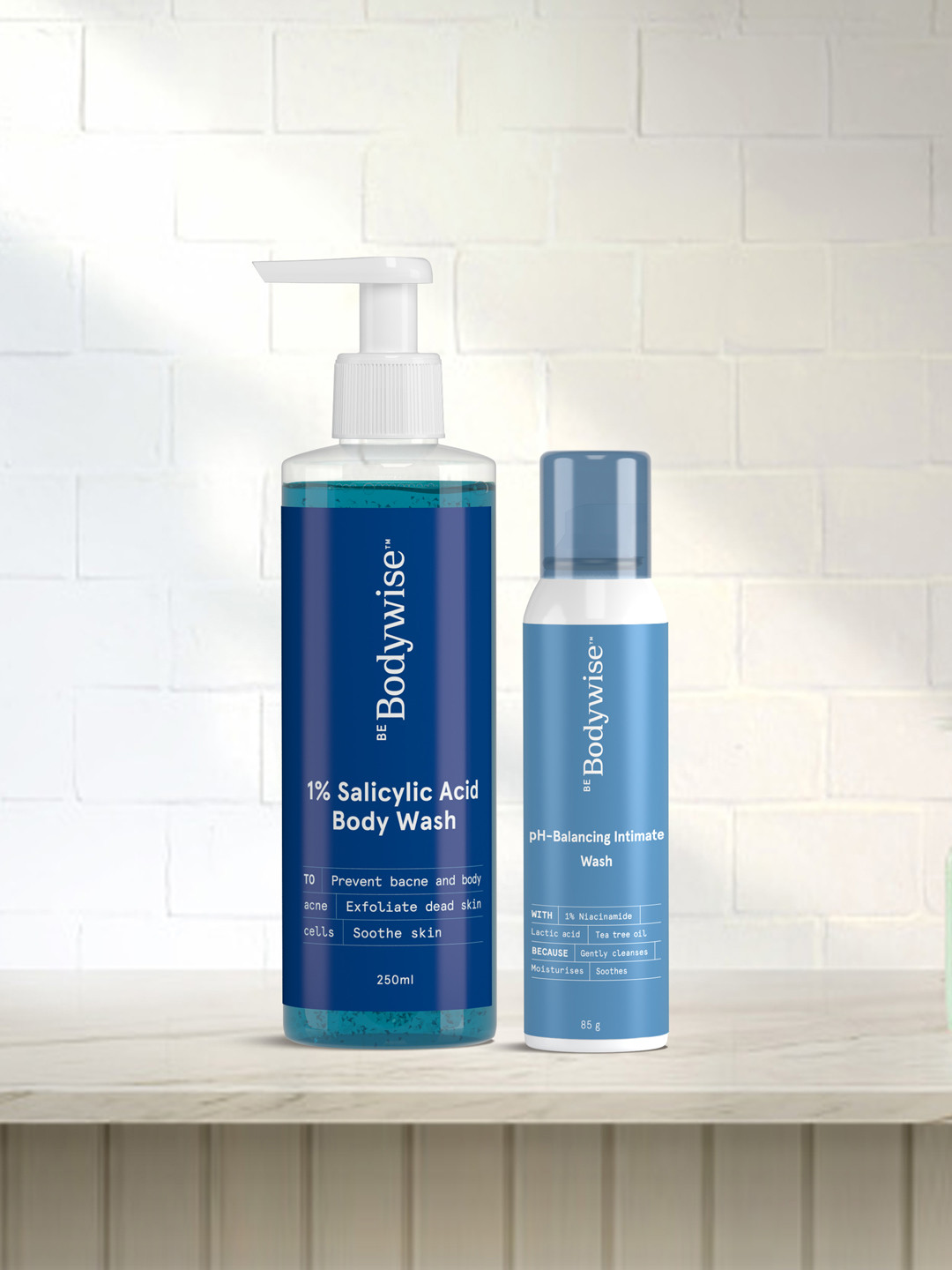 Be Bodywise Complete Body Cleansing Kit - Body Wash & Intimate Wash, Blue
Be Bodywise Complete Body Cleansing Kit - Body Wash & Intimate Wash, Blue