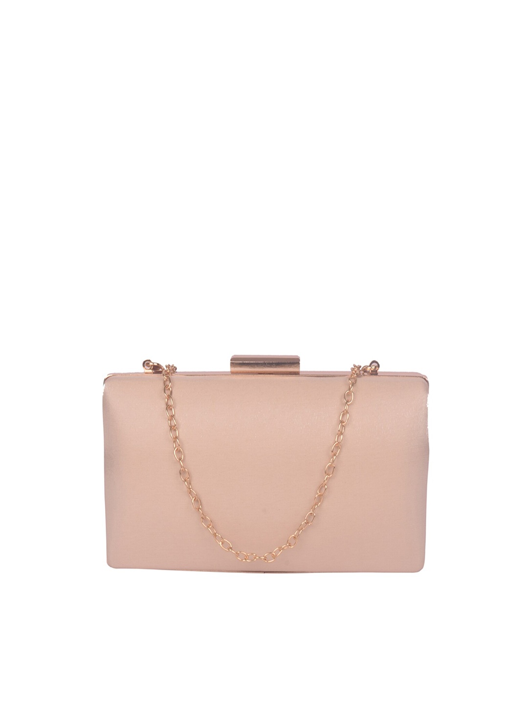 Bagkok Women Beige Box Clutch