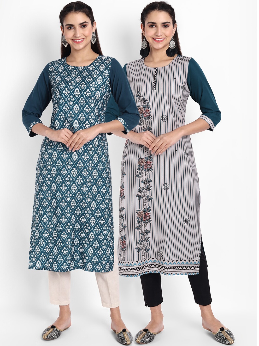 Ethnic basket Women Multicoloured Ethnic Motifs Striped Thread Work Floral Crepe Kurta, Multi
Ethnic basket Women Multicoloured Ethnic Motifs Striped Thread Work Floral Crepe Kurta, Multi