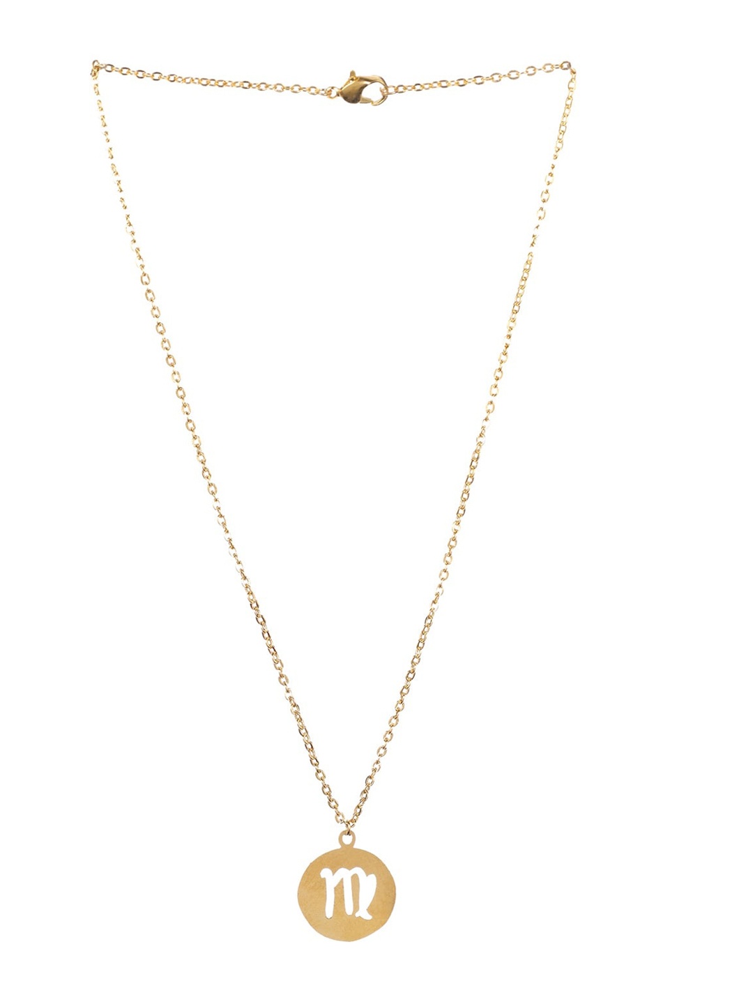 Goldnera Brass-Plated & Gold-Toned Kanya Virgo Gift Necklace Astrology Pendant With Chain
Goldnera Brass-Plated & Gold-Toned Kanya Virgo Gift Necklace Astrology Pendant With Chain