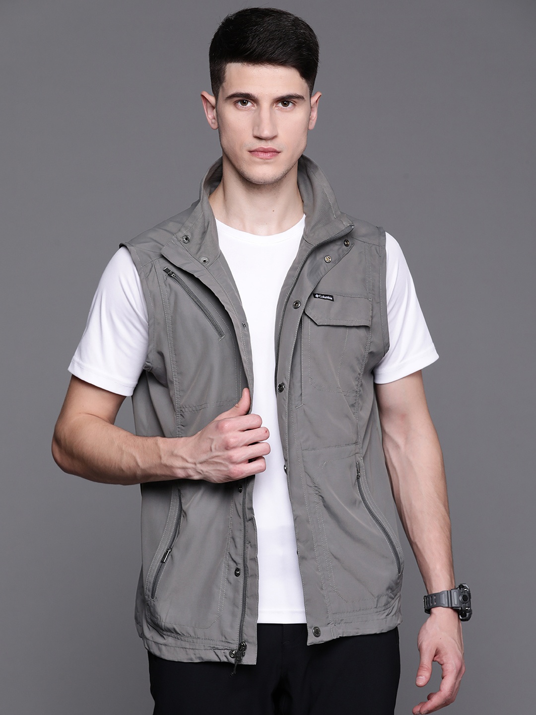 Columbia Men Grey Insulator Outdoor Silver RidgeII Vest Omni Heat Infinity Tailored Jacket
Columbia Men Grey Insulator Outdoor Silver RidgeII Vest Omni Heat Infinity Tailored Jacket