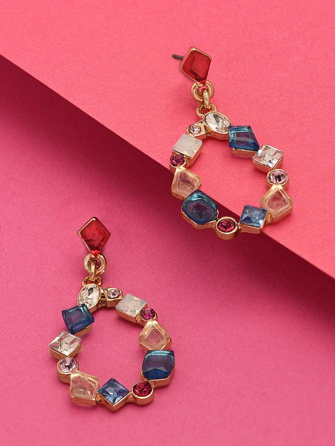Accessorize London Women Gold-Toned Romantic Ramble Eclectic Stones Short Drop Earring
Accessorize London Women Gold-Toned Romantic Ramble Eclectic Stones Short Drop Earring