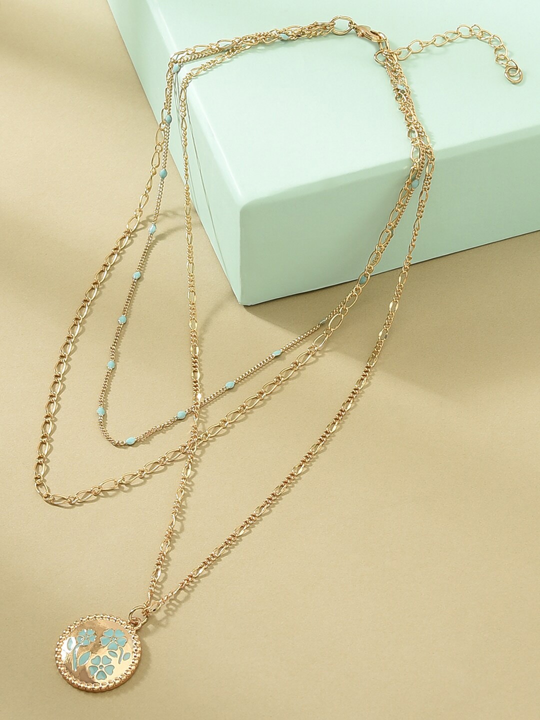 Accessorize Women Gold-Toned Romantic Ramble Printed Flower Multirow Layered Necklace
Accessorize Women Gold-Toned Romantic Ramble Printed Flower Multirow Layered Necklace