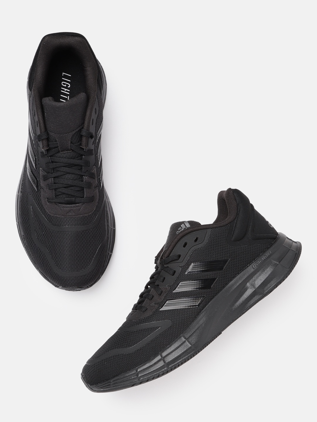 ADIDAS Women Black Solid Mesh Design Duramo Super Light 2.0 Sustainable Running Shoes
ADIDAS Women Black Solid Mesh Design Duramo Super Light 2.0 Sustainable Running Shoes