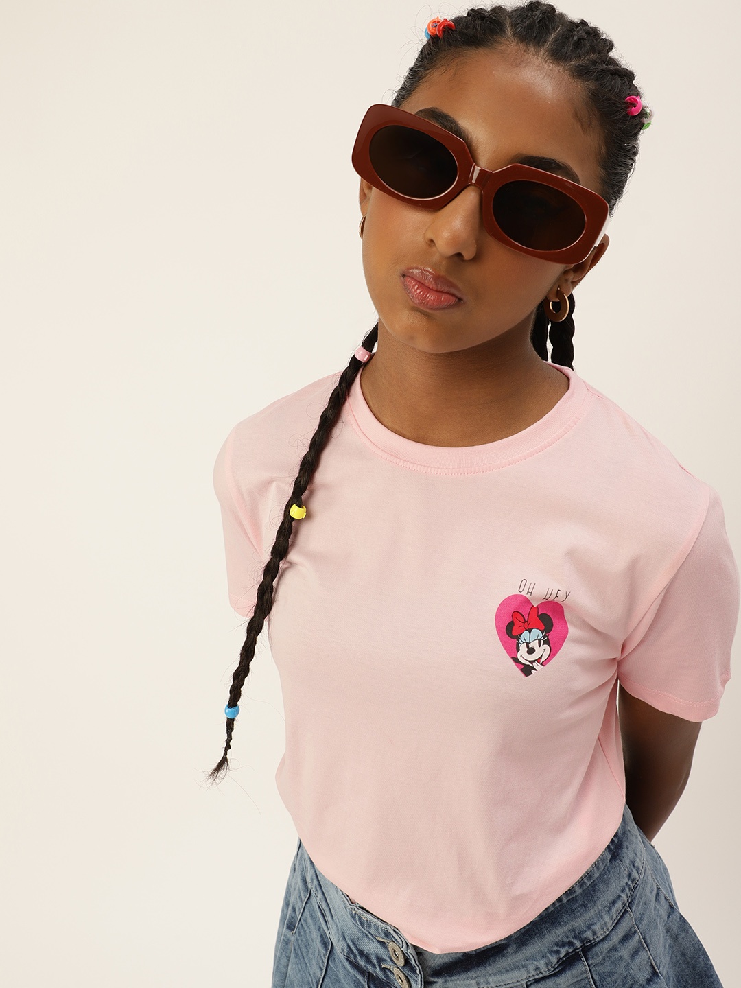 Kook N Keech Disney Teens Girls Pink Minnie Mouse Placement Print Pure Cotton T-shirt
Kook N Keech Disney Teens Girls Pink Minnie Mouse Placement Print Pure Cotton T-shirt