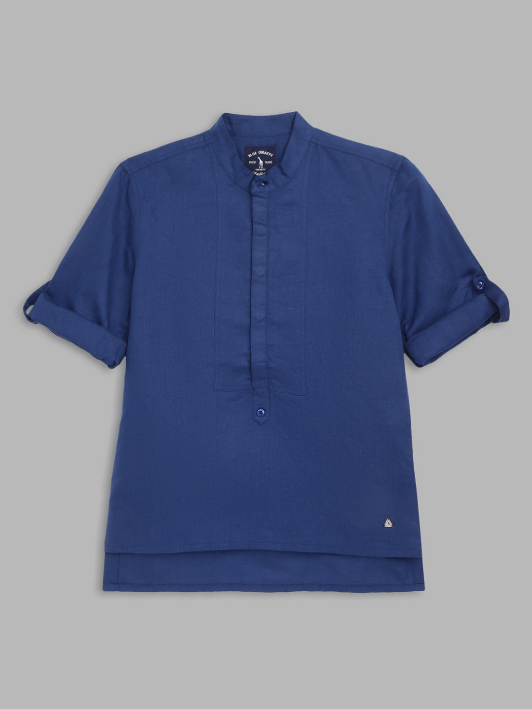 Blue Giraffe Boys Navy Blue Pure Cotton Casual Shirt
Blue Giraffe Boys Navy Blue Pure Cotton Casual Shirt
