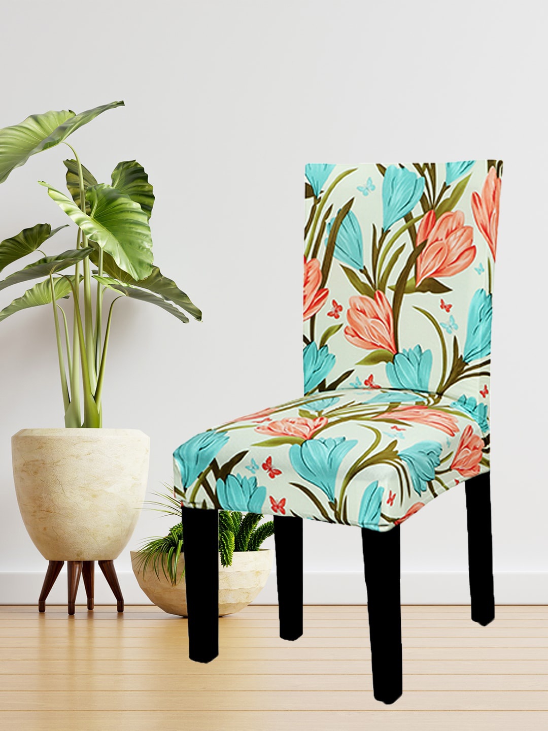 HOUSE OF QUIRK Pack of 2 Beige & Blue Floral Printed Protector Seat Chair Slipcover
HOUSE OF QUIRK Pack of 2 Beige & Blue Floral Printed Protector Seat Chair Slipcover