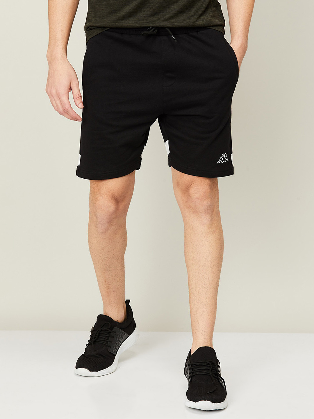 Kappa Men Black Shorts 
Kappa Men Black Shorts