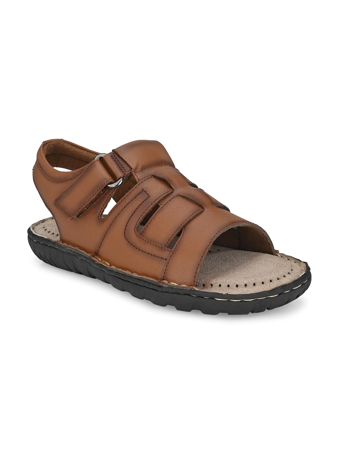SOFTIO Men Brown Comfort Sandals