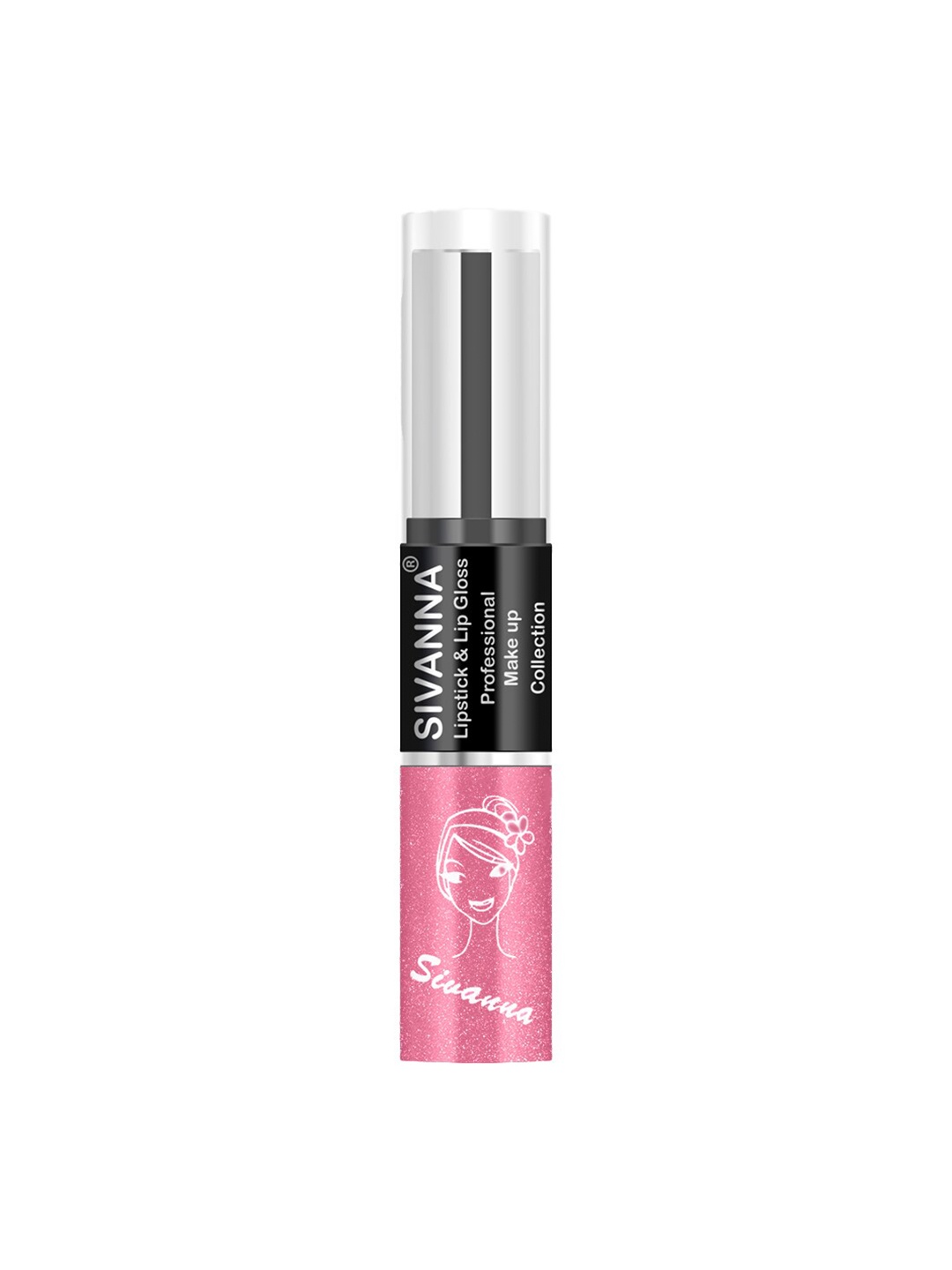 Sivanna Colors Professional Makeup Collection 2 in 1 Lipstick & Lip Gloss - DK061 25, Pink
Sivanna Colors Professional Makeup Collection 2 in 1 Lipstick & Lip Gloss - DK061 25, Pink