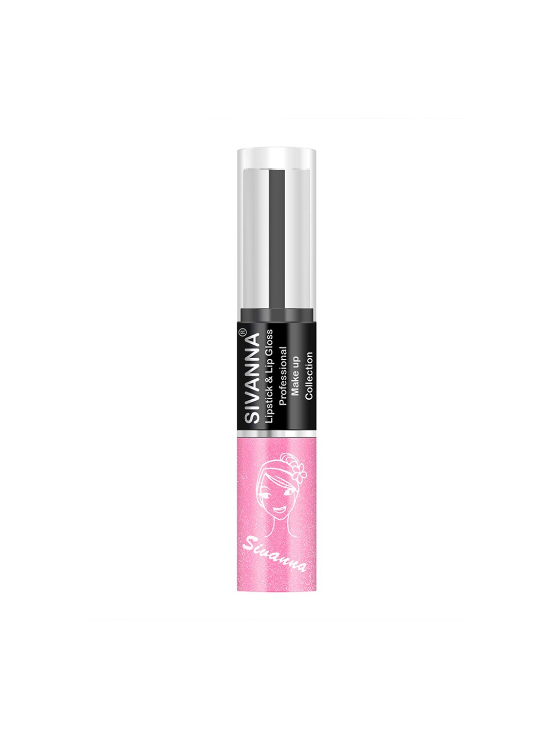 Sivanna Colors Professional Makeup Collection 2 in 1 Lipstick & Lip Gloss - DK061 01, Pink
Sivanna Colors Professional Makeup Collection 2 in 1 Lipstick & Lip Gloss - DK061 01, Pink