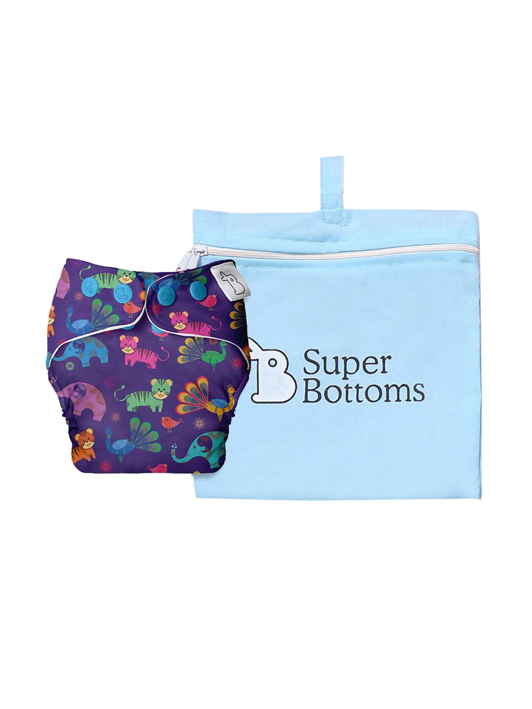 SuperBottoms Kids Purple & Pink UNO Trim Cloth Sustainable Diaper With Easy Snap Technology
SuperBottoms Kids Purple & Pink UNO Trim Cloth Sustainable Diaper With Easy Snap Technology