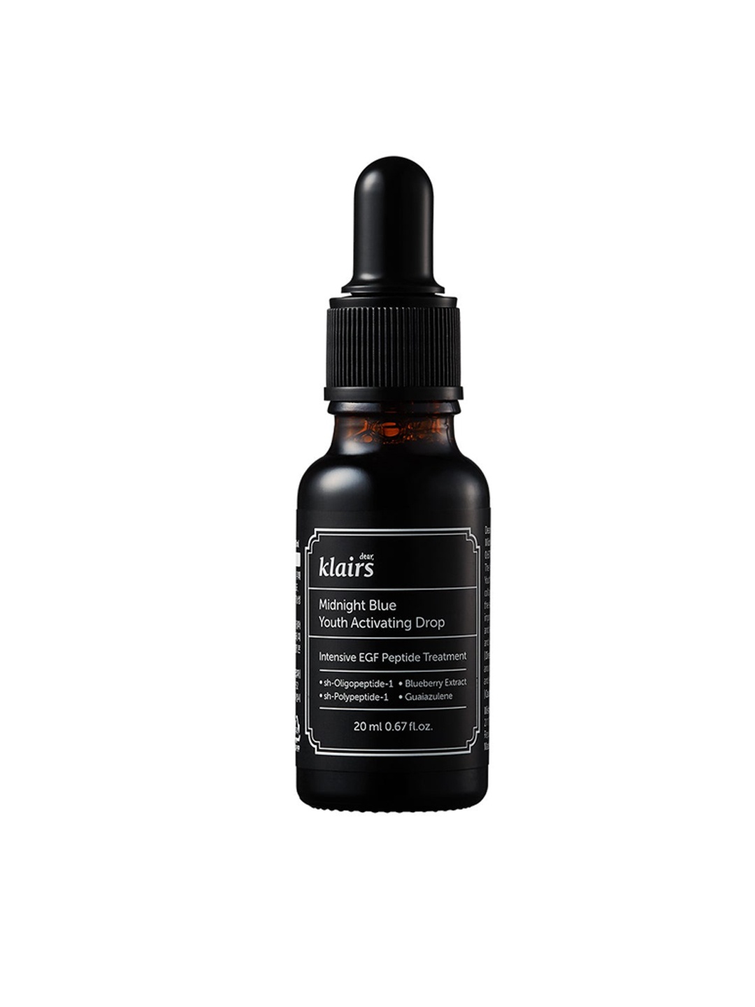 dear klairs Korean Midnight Blue Youth Activating Drop for Plump & Firm Skin -20 ml, Black
dear klairs Korean Midnight Blue Youth Activating Drop for Plump & Firm Skin -20 ml, Black