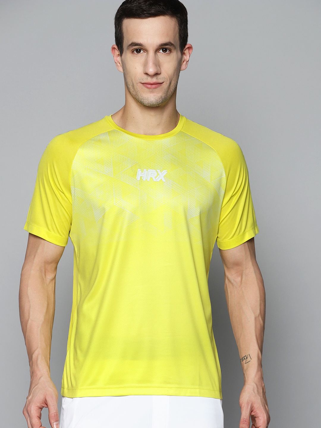 HRX By Hrithik Roshan Basketball Men Sulphur Spring Rapid-Dry Geometric Tshirts, Yellow
HRX By Hrithik Roshan Basketball Men Sulphur Spring Rapid-Dry Geometric Tshirts, Yellow