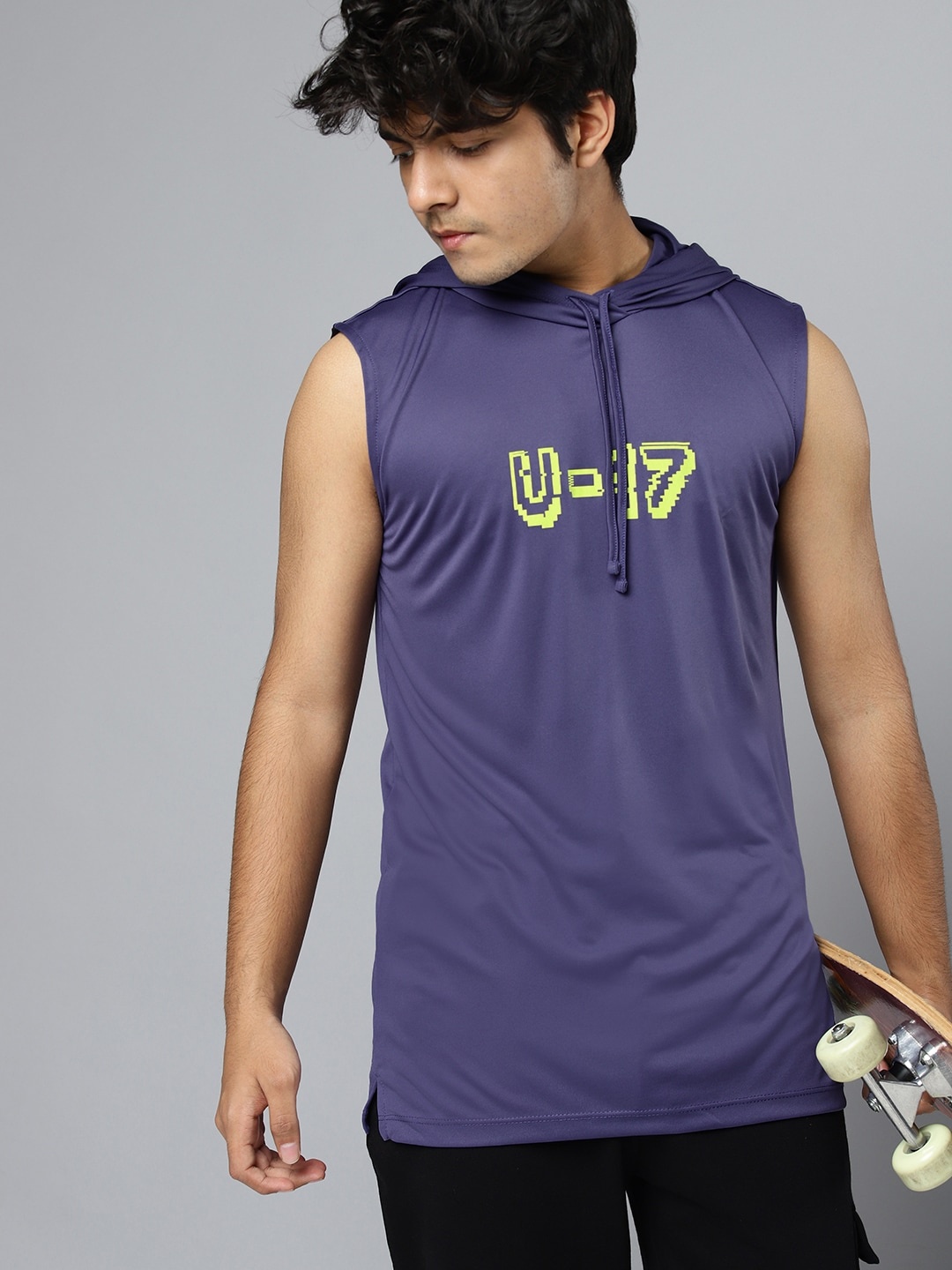 HRX By Hrithik Roshan Active Boys Deep Wisteria Rapid-Dry Brand Carrier Tshirts, Navy blue
HRX By Hrithik Roshan Active Boys Deep Wisteria Rapid-Dry Brand Carrier Tshirts, Navy blue
