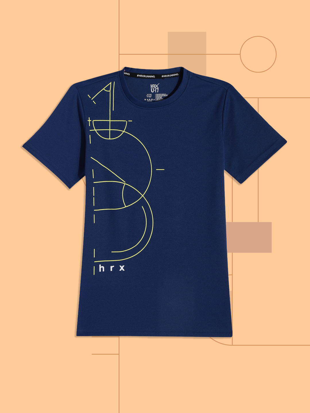 HRX By Hrithik Roshan Running Boys Estate Blue Rapid-Dry Typography Tshirt, Navy blue
HRX By Hrithik Roshan Running Boys Estate Blue Rapid-Dry Typography Tshirt, Navy blue