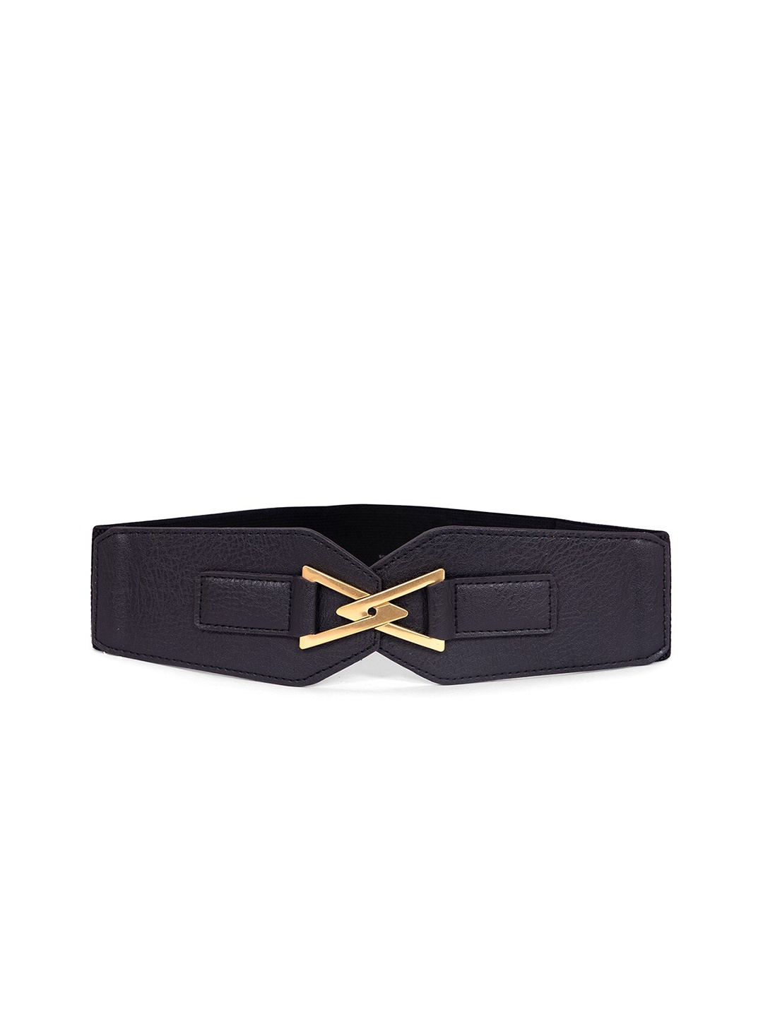 BANGE Women Black Leather Belt