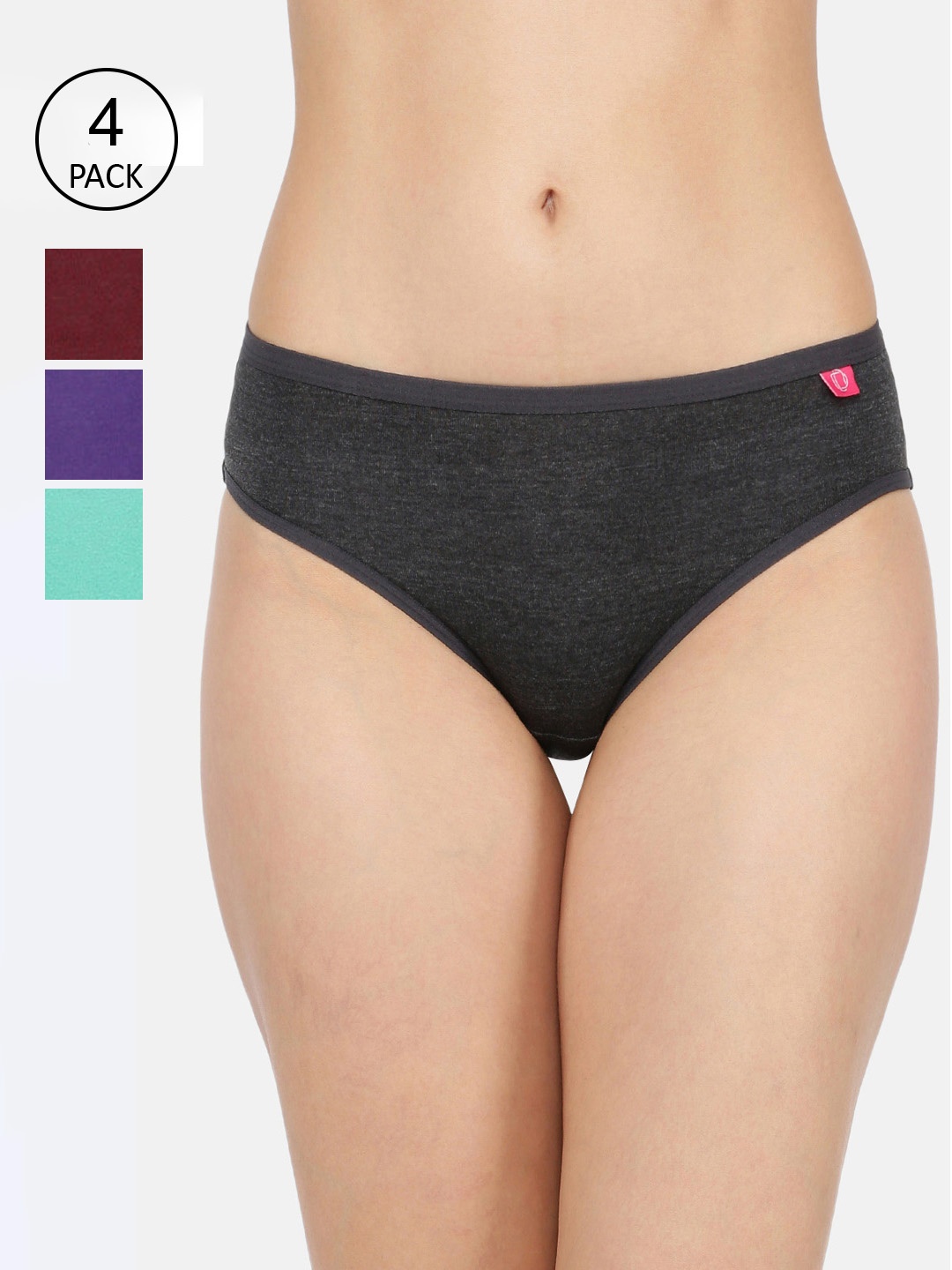 Dollar Missy Pack of 4 Women Solid Inner Elasticated Hipster Panty MMBB-131S-R3-LY2-PO4, Assorted
Dollar Missy Pack of 4 Women Solid Inner Elasticated Hipster Panty MMBB-131S-R3-LY2-PO4, Assorted
