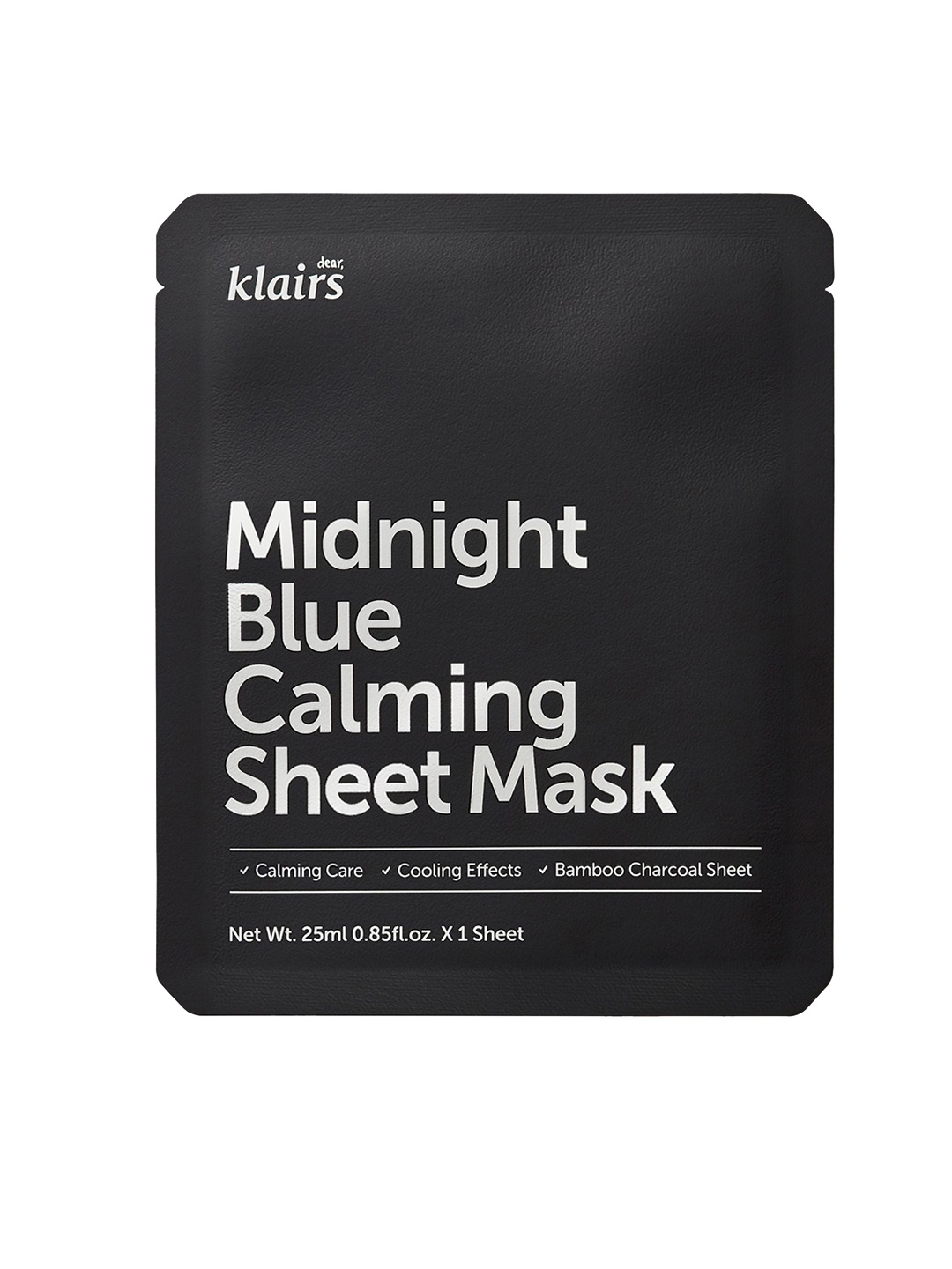 dear klairs Midnight Blue Calming Sheet Mask for Oily, Sensitive & Irritated Skin - 1 Pcs, Black
dear klairs Midnight Blue Calming Sheet Mask for Oily, Sensitive & Irritated Skin - 1 Pcs, Black
