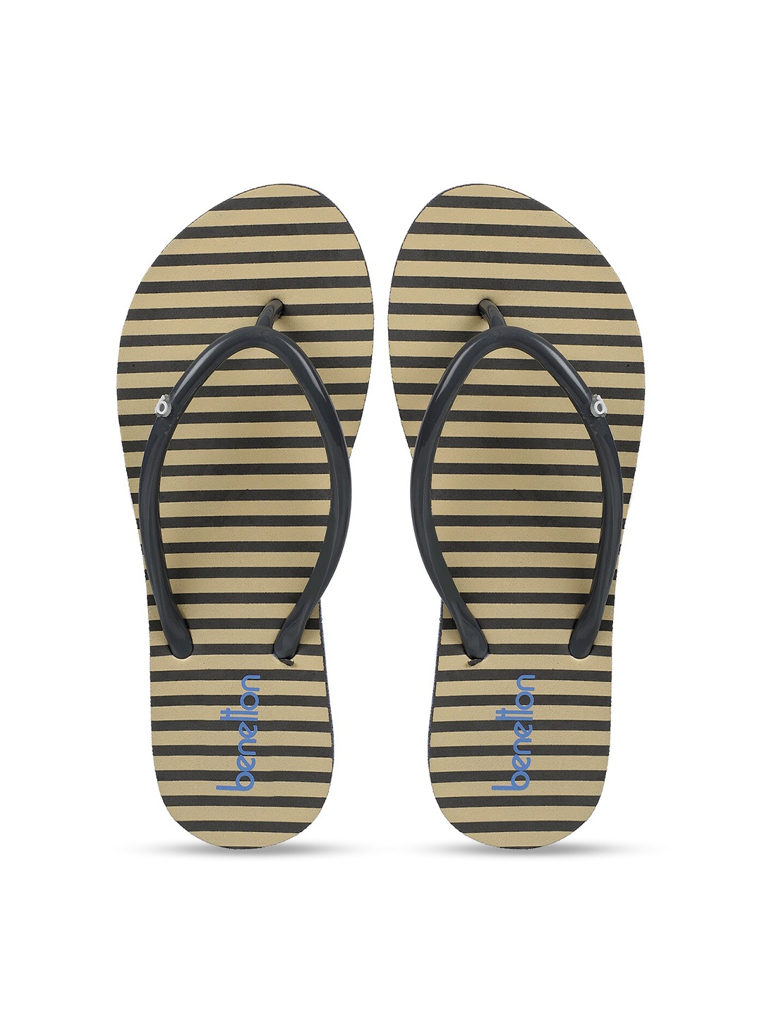 United Colors of Benetton Women Beige & Black Striped Printed Rubber Thong Flip-Flops
United Colors of Benetton Women Beige & Black Striped Printed Rubber Thong Flip-Flops