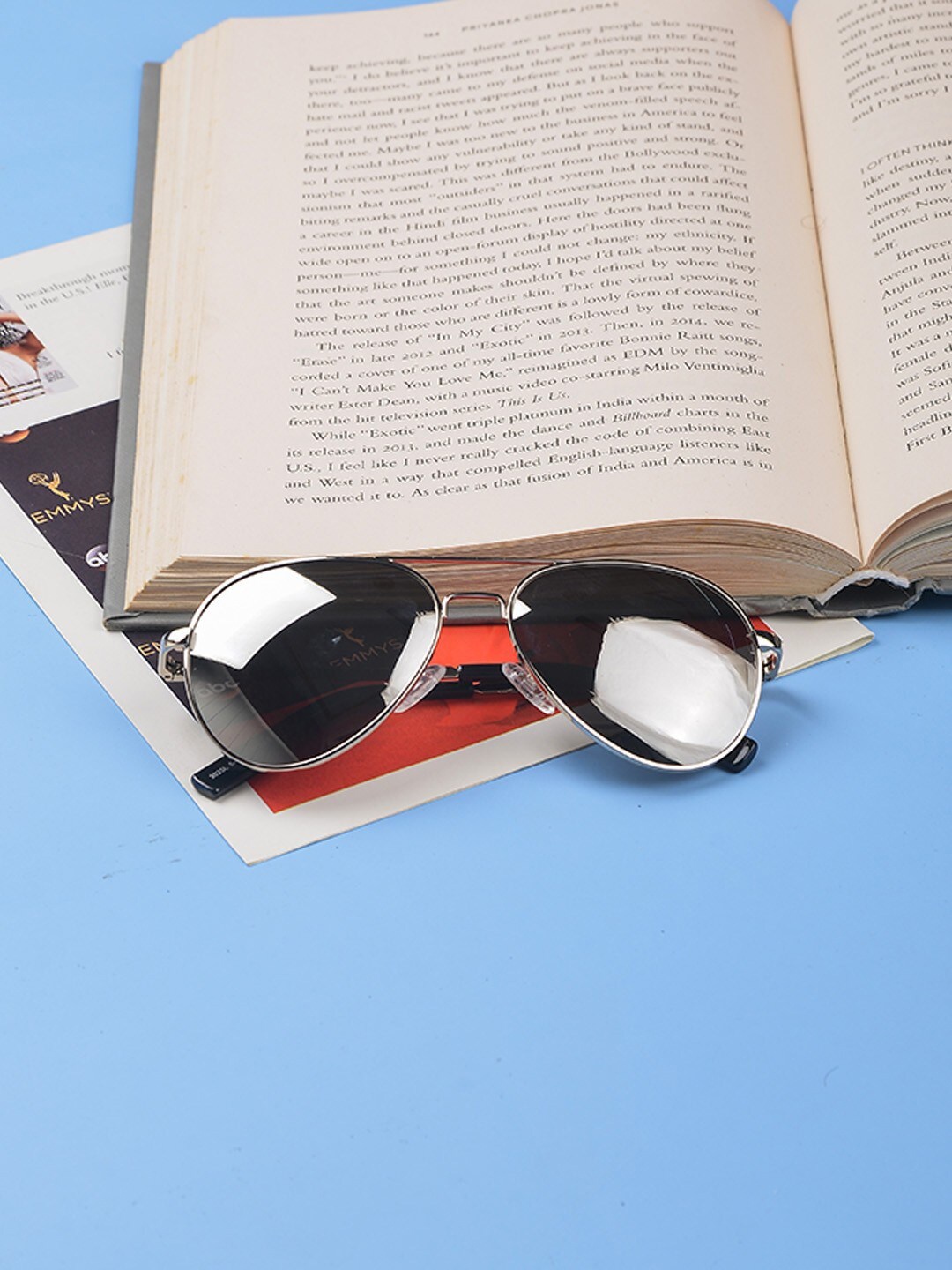 POPLINS Kids Grey Lens & Silver-Toned Aviator Sunglasses with UV Protected Lens GG-1042-G
POPLINS Kids Grey Lens & Silver-Toned Aviator Sunglasses with UV Protected Lens GG-1042-G
