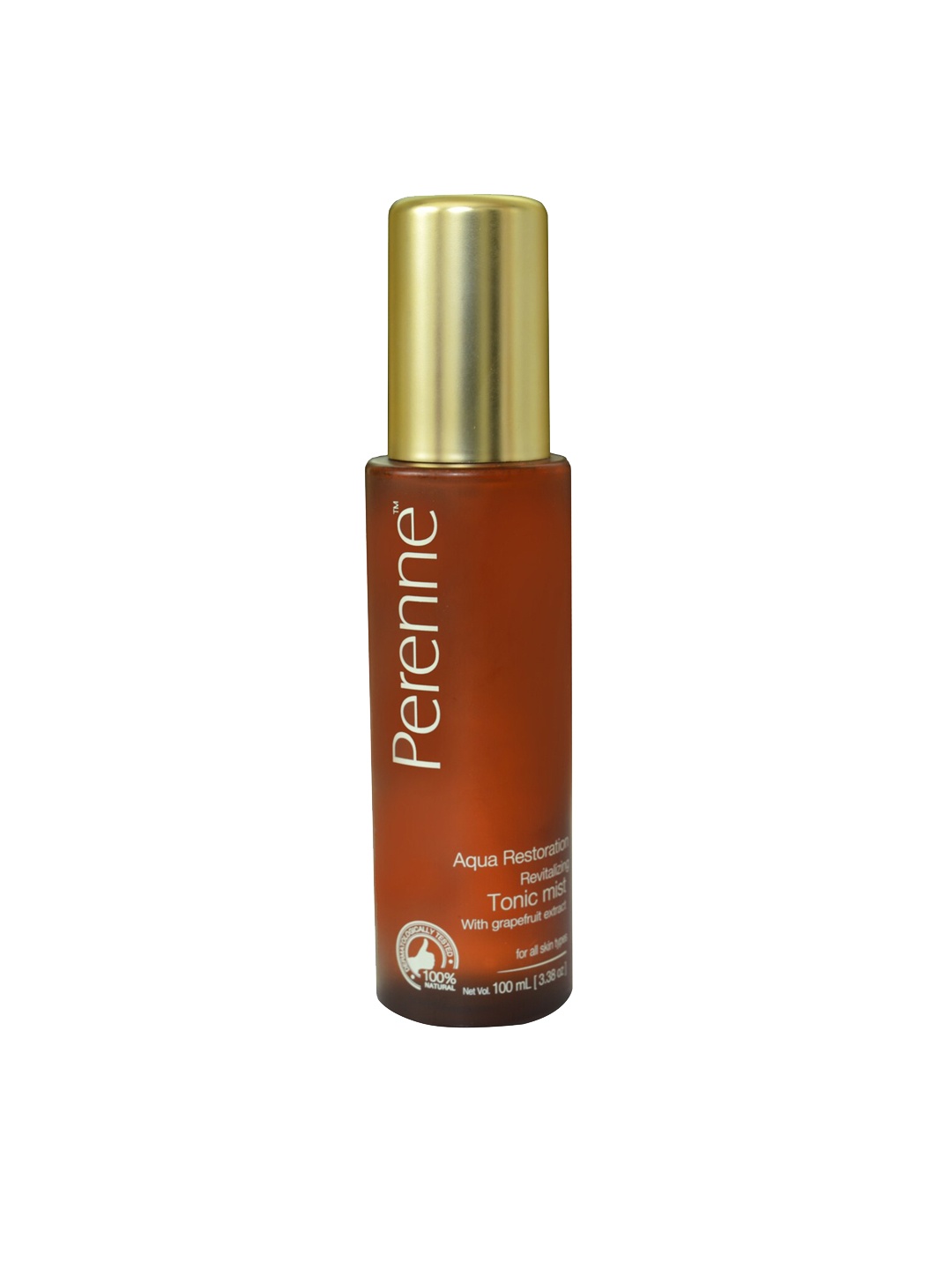 Perenne Aqua Restoration Revitalizing Tonic Mist with Grapefruit Extract - 100 ml, Brown
Perenne Aqua Restoration Revitalizing Tonic Mist with Grapefruit Extract - 100 ml, Brown