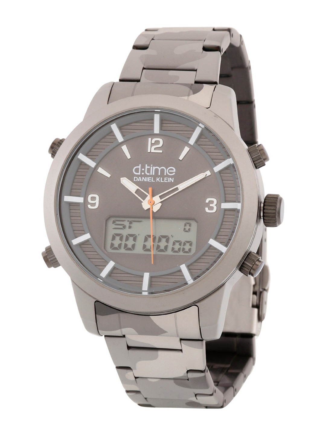 Daniel Klein Men Grey Dial Stainless Steel Analogue and Digital Watch
Daniel Klein Men Grey Dial Stainless Steel Analogue and Digital Watch