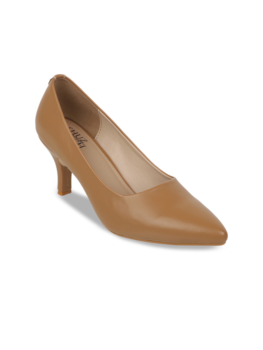 SHUZ TOUCH Beige Stiletto Pumps