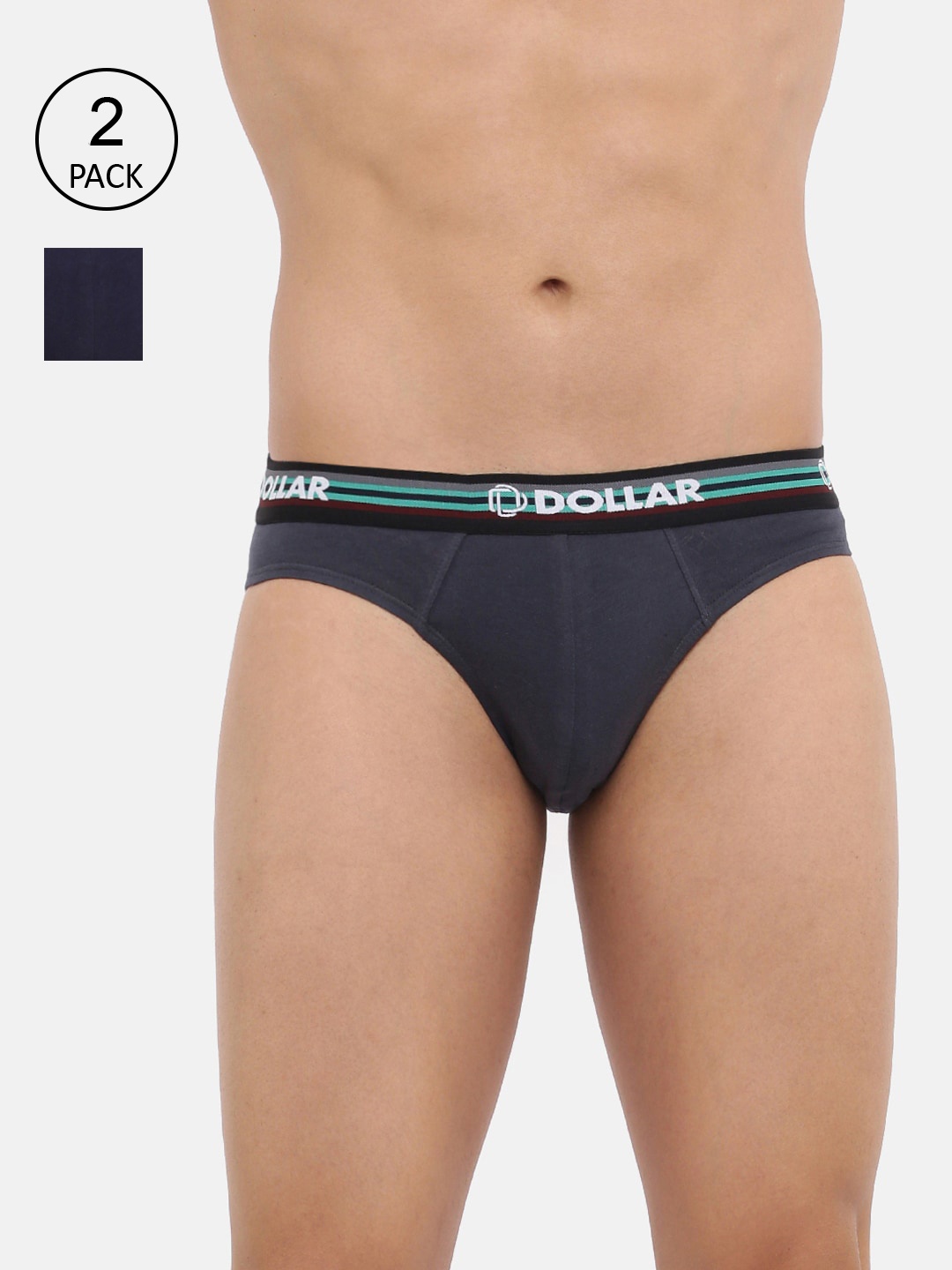 Dollar Bigboss Men Solid Pack of 2 Shuffle Intellisoft Cotton Spandex Brief, Assorted
Dollar Bigboss Men Solid Pack of 2 Shuffle Intellisoft Cotton Spandex Brief, Assorted