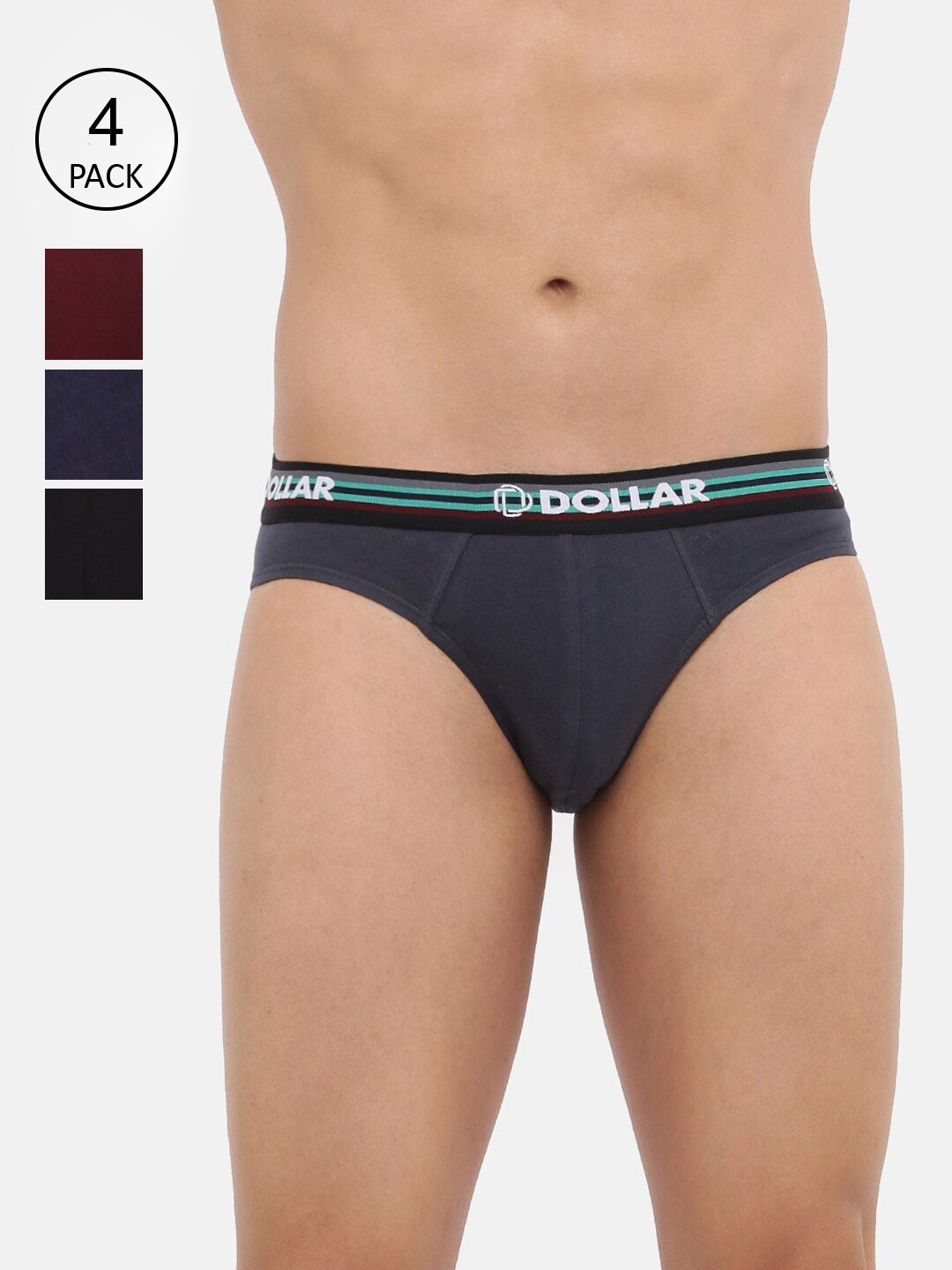 Dollar Bigboss Men Pack of 4 Shuffle Intellisoft Cotton Spandex Brief MBBR-16-FLEXIBRF-PO4, Assorted
Dollar Bigboss Men Pack of 4 Shuffle Intellisoft Cotton Spandex Brief MBBR-16-FLEXIBRF-PO4, Assorted