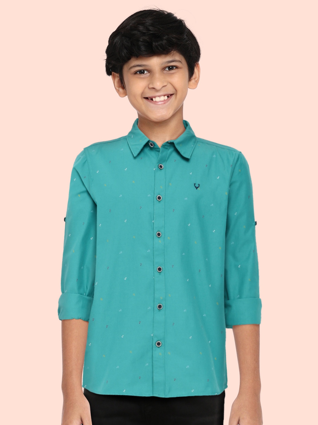 Allen Solly Junior Boys Green Sport Regular Fit Micro Ditsy Opaque Printed Casual Shirt
Allen Solly Junior Boys Green Sport Regular Fit Micro Ditsy Opaque Printed Casual Shirt