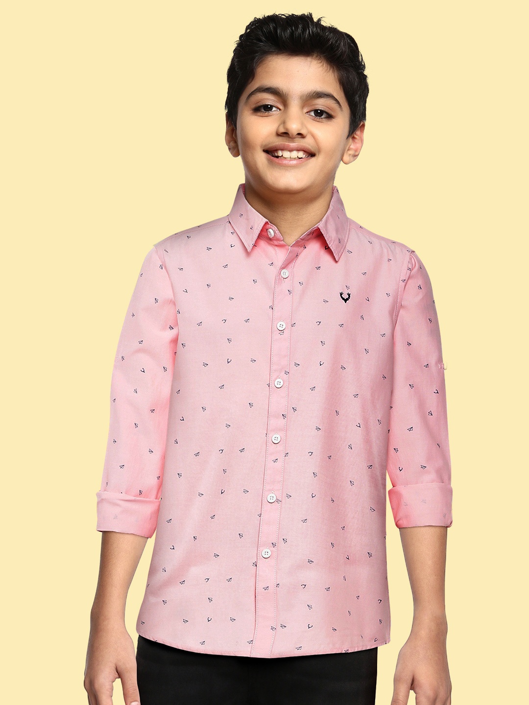 Allen Solly Junior Boys Pink Sport Regular Fit Conversational Opaque Printed Casual Shirt
Allen Solly Junior Boys Pink Sport Regular Fit Conversational Opaque Printed Casual Shirt