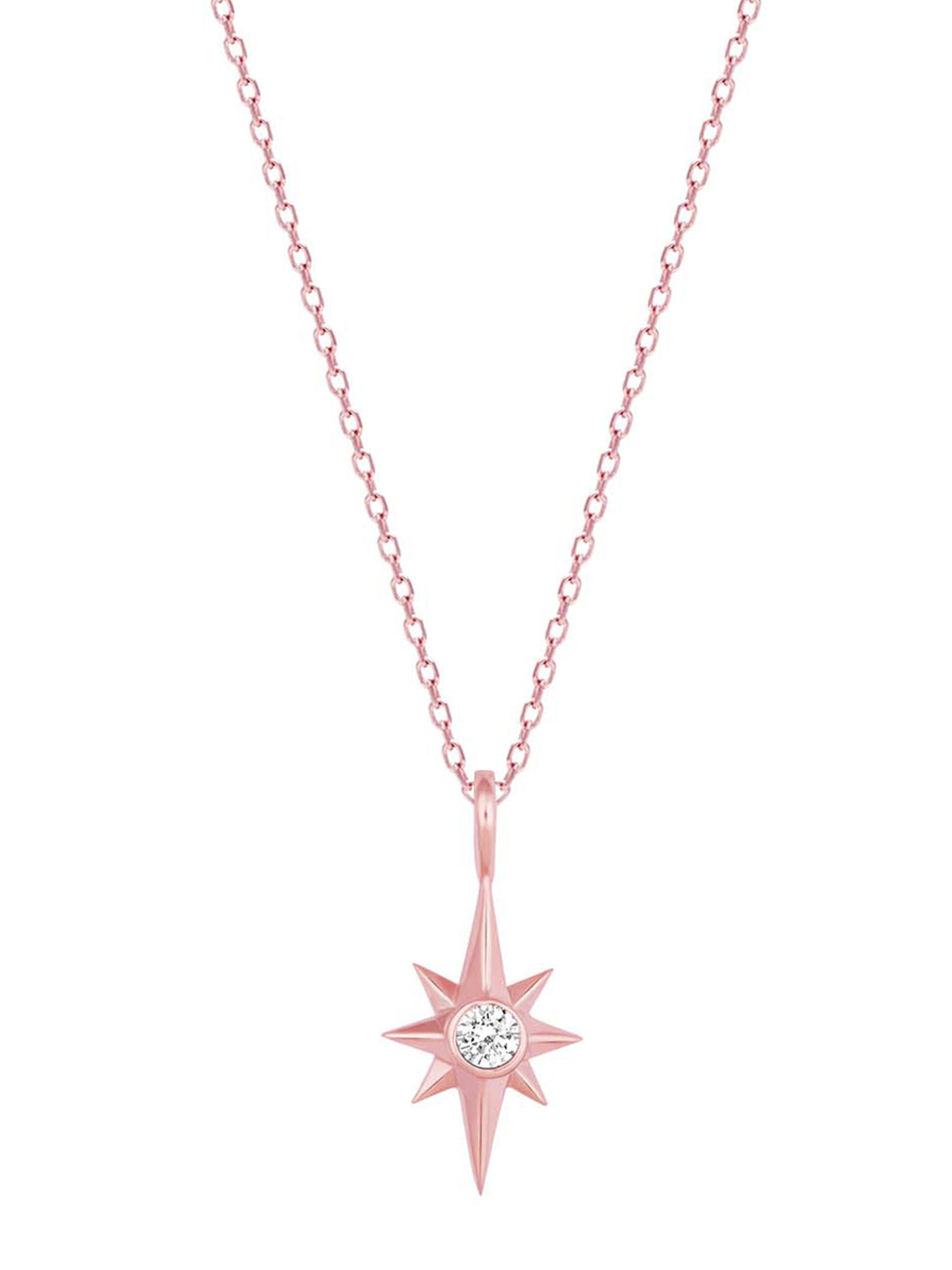 GIVA 925 Sterling Silver Rose Gold Plated Polaris Star Pendant With Link Chain
GIVA 925 Sterling Silver Rose Gold Plated Polaris Star Pendant With Link Chain