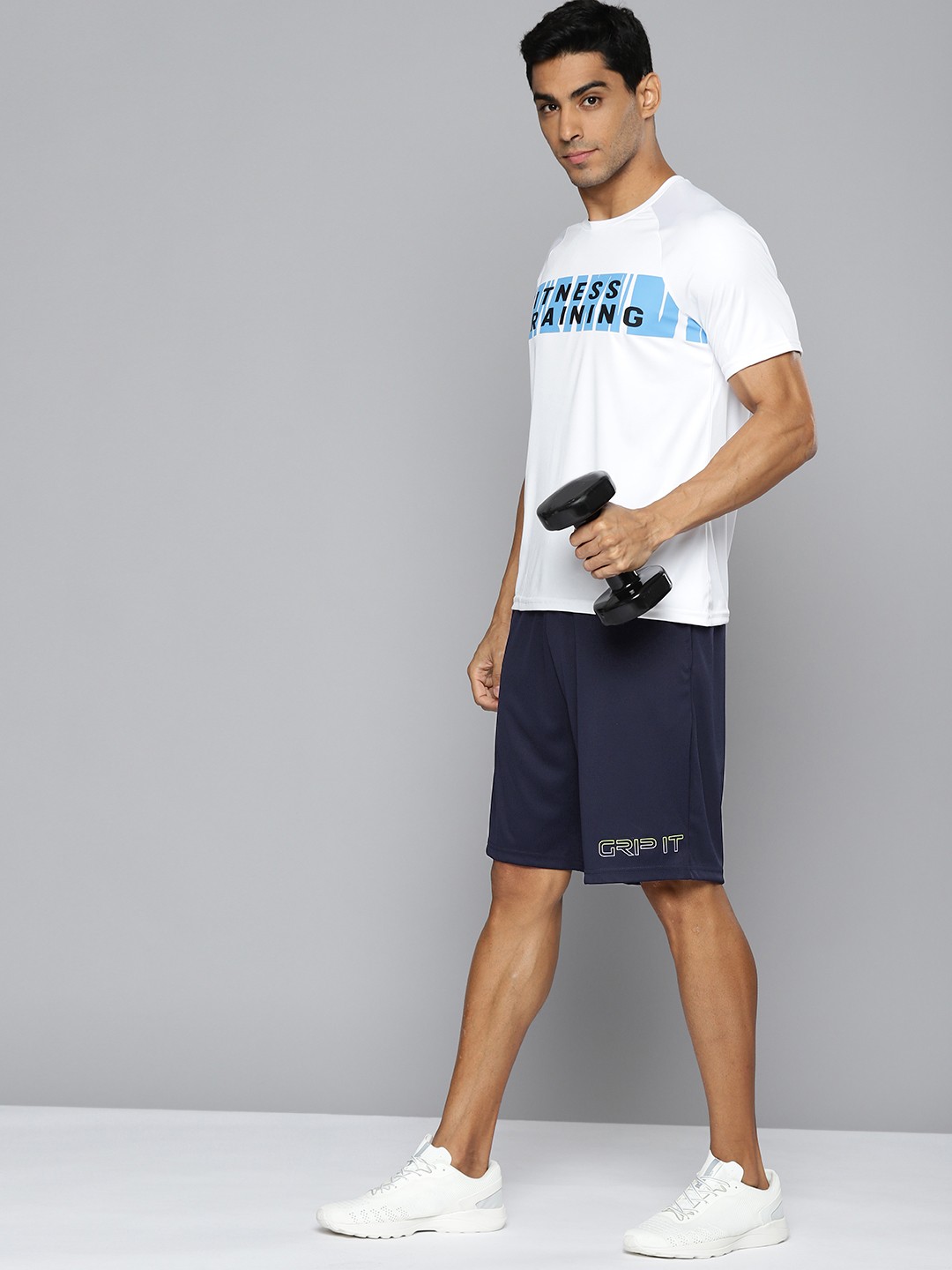 HRX By Hrithik Roshan Training Men Evening Blue Rapid-Dry Typography Loose Fit Shorts, Navy blue
HRX By Hrithik Roshan Training Men Evening Blue Rapid-Dry Typography Loose Fit Shorts, Navy blue