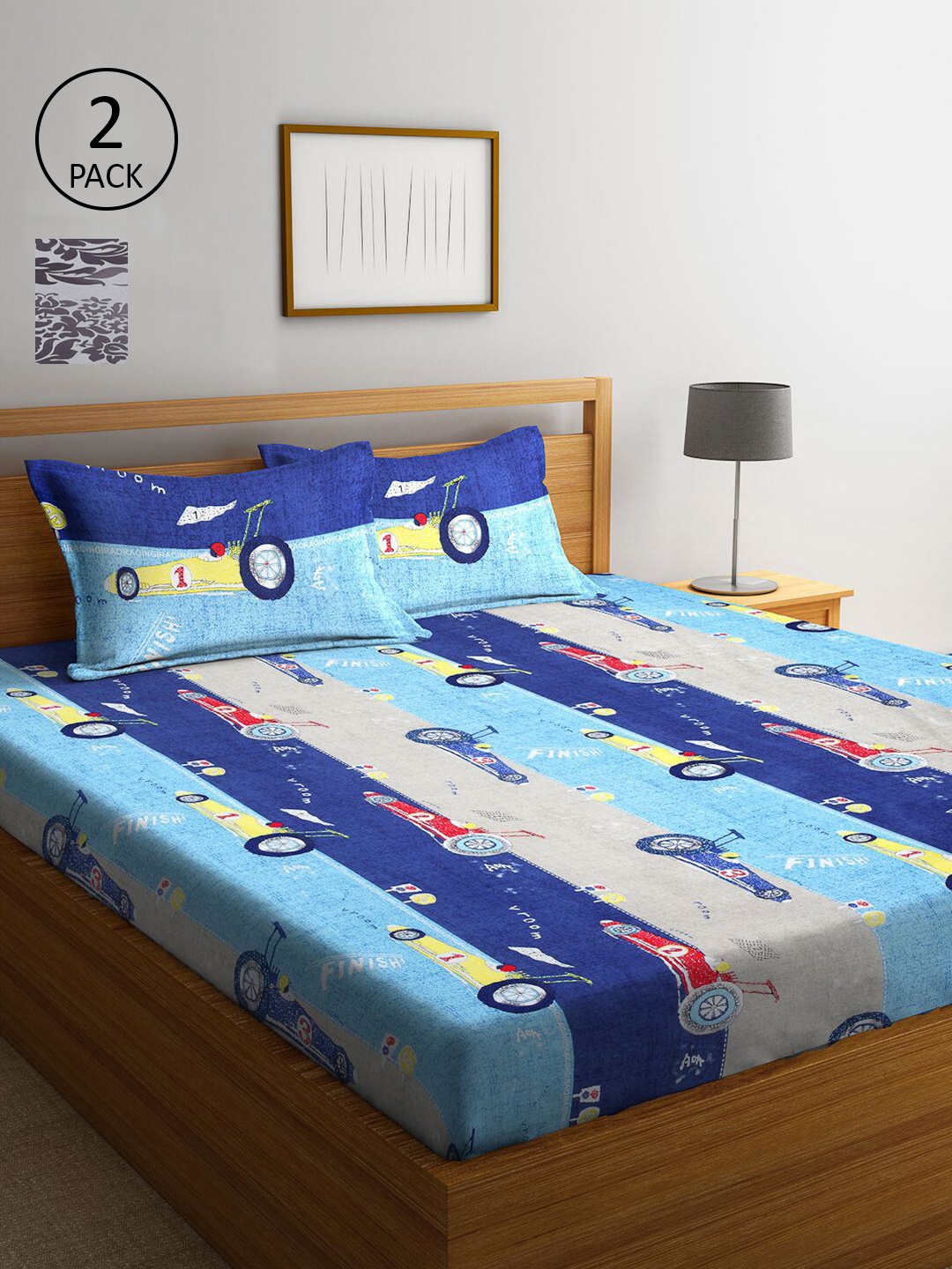 KLOTTHE Cartoon Characters 210 TC 2 King Bedsheet with 4 Pillow Covers, Multi
KLOTTHE Cartoon Characters 210 TC 2 King Bedsheet with 4 Pillow Covers, Multi