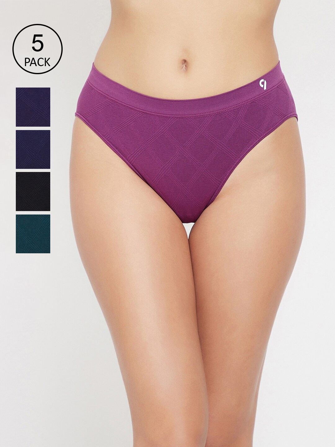 C9 AIRWEAR Women Pack Of 5 Assorted Basic Briefs