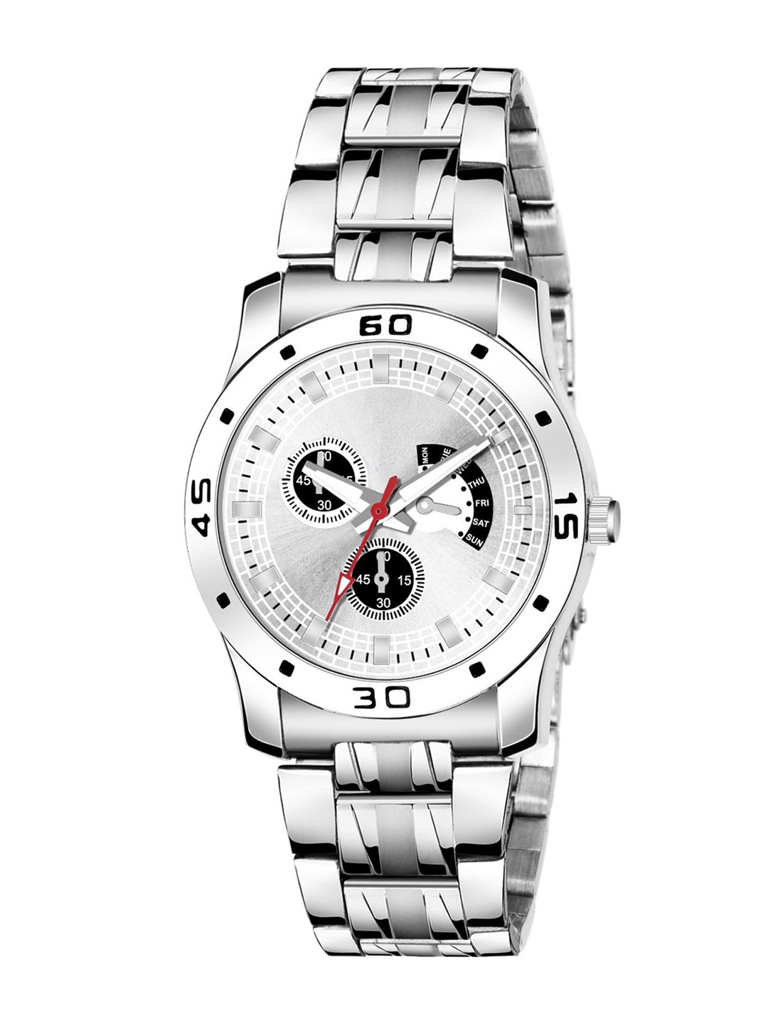 HAPPY KHAJANA Women Silver-Toned Dial & Silver Toned Straps Analogue Watch LADIES_852
HAPPY KHAJANA Women Silver-Toned Dial & Silver Toned Straps Analogue Watch LADIES_852