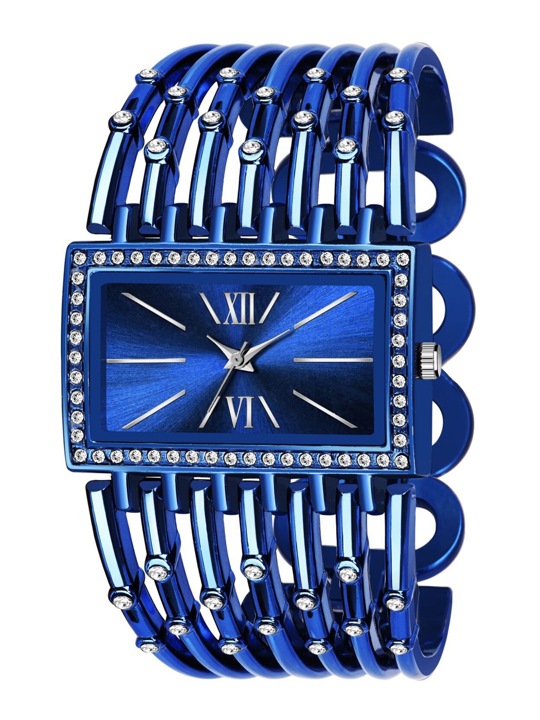HAPPY KHAJANA Women Blue Brass Embellished Dial & Blue Stainless Steel Bracelet Style Straps Analogue Watch LADIES_625-Blue
HAPPY KHAJANA Women Blue Brass Embellished Dial & Blue Stainless Steel Bracelet Style Straps Analogue Watch LADIES_625-Blue