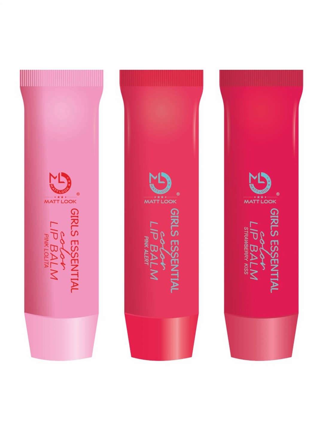 MATTLOOK Set of 3 Girls Essential Color Lip Balm-Strawberry Kiss, Pink Alert & Pink Lolita
MATTLOOK Set of 3 Girls Essential Color Lip Balm-Strawberry Kiss, Pink Alert & Pink Lolita