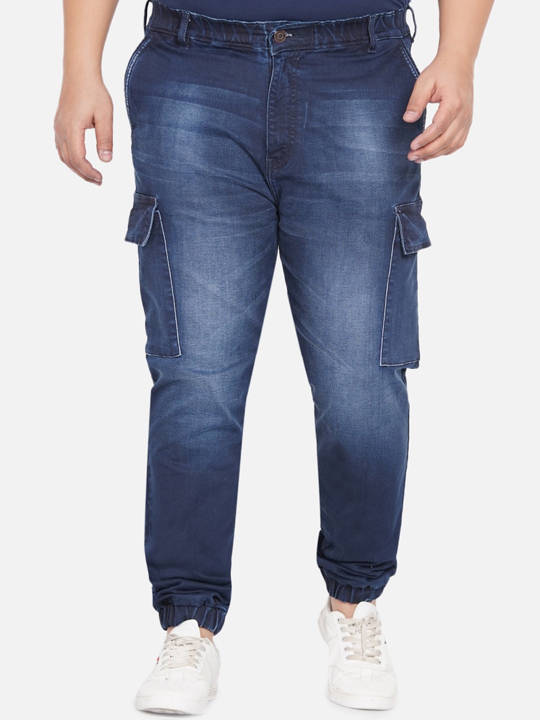 John Pride Men Plus Size Blue Heavy Fade Cargo Cuffed Hem Stretchable Plus Size Jeans
John Pride Men Plus Size Blue Heavy Fade Cargo Cuffed Hem Stretchable Plus Size Jeans