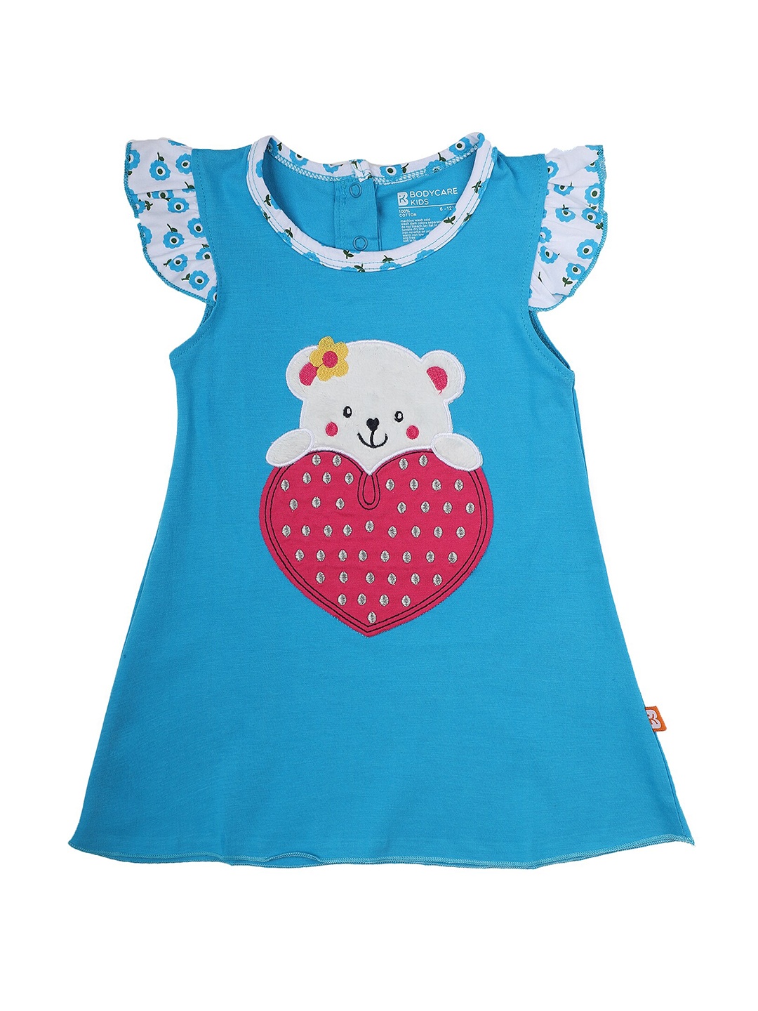 Bodycare Blue A-Line Dress